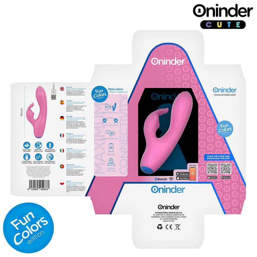 Vibromasseur Rabbit Love Bunny Rose - Oninder Cute