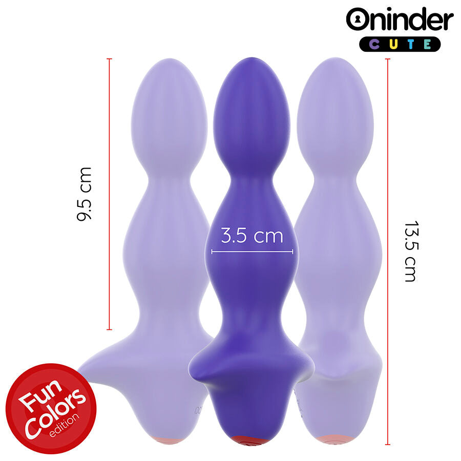 Plug Anal Vibrant Connecté Oninder Cute Violet - Oninder