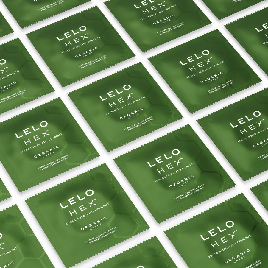 LELO - Préservatifs BIO Hex Organic - Boîte de 3