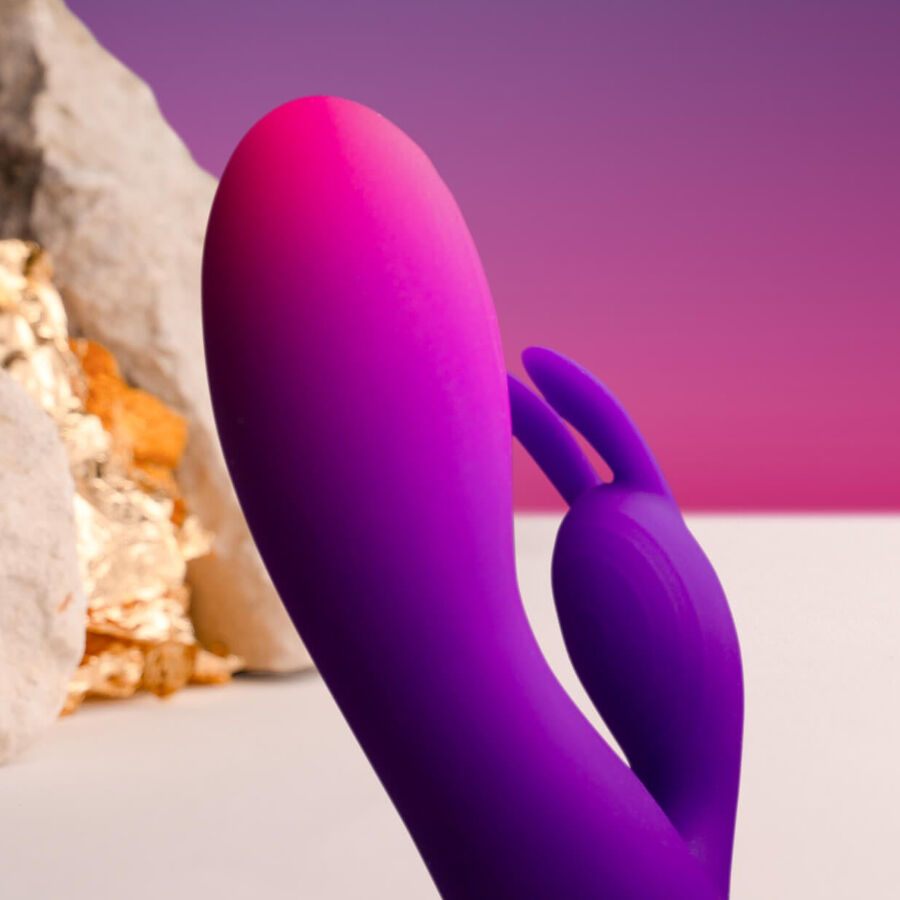 Vibromasseur Rabbit Glo-Girl Violet - Rocks-Off