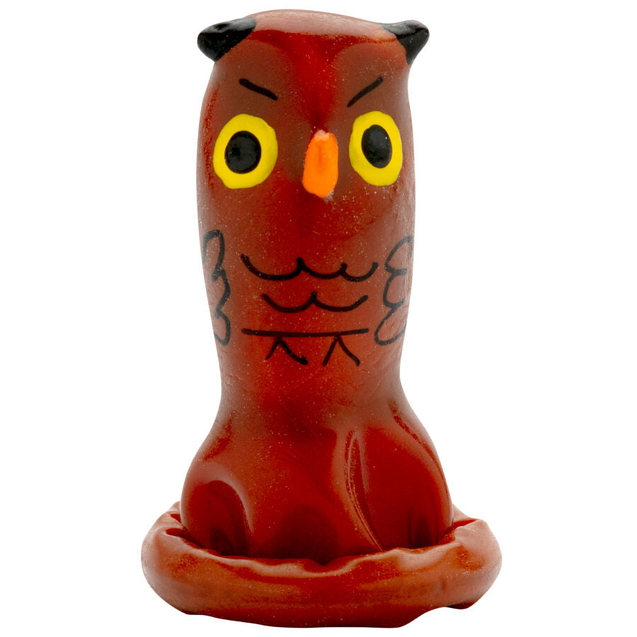 Préservatif Fantaisie Peint à la Main Hibou - Condomerie - CONDOMERIE