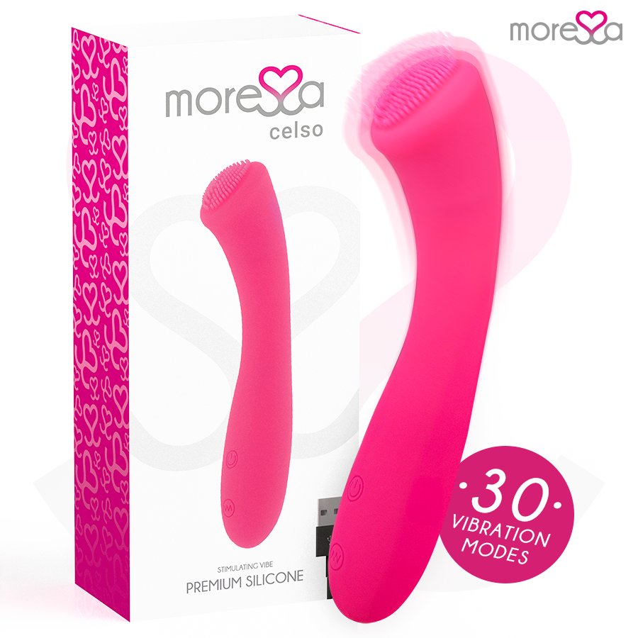 Vibromasseur rechargeable Celso en silicone premium - Moressa - MORESSA