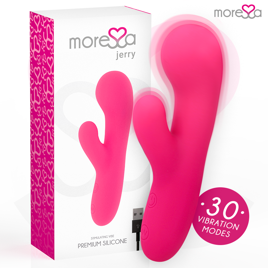 Vibromasseur rechargeable Jerry en silicone premium - Moressa - MORESSA