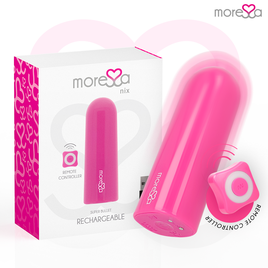 Vibromasseur Télécommandé Nix Rose - Moressa - MORESSA
