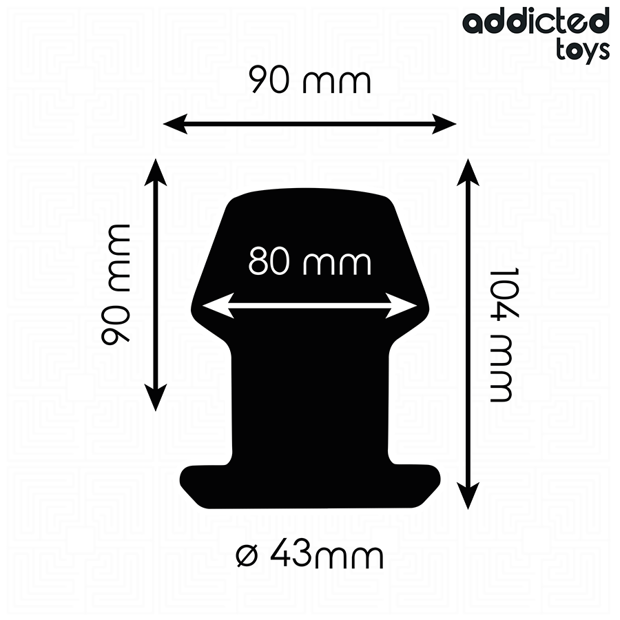 Plug Anal Creux Extreme Hollow Taille L - Addicted Toys