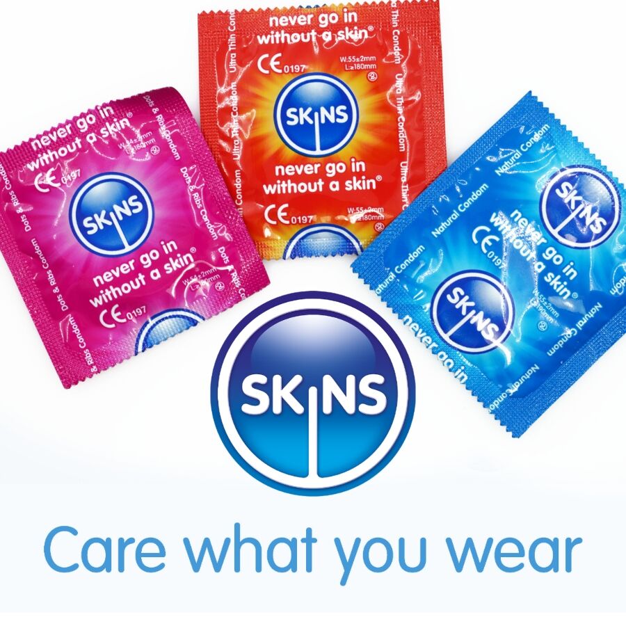 Pack Préservatifs Premium Assortis x4 Vanille - Skins - SKINS