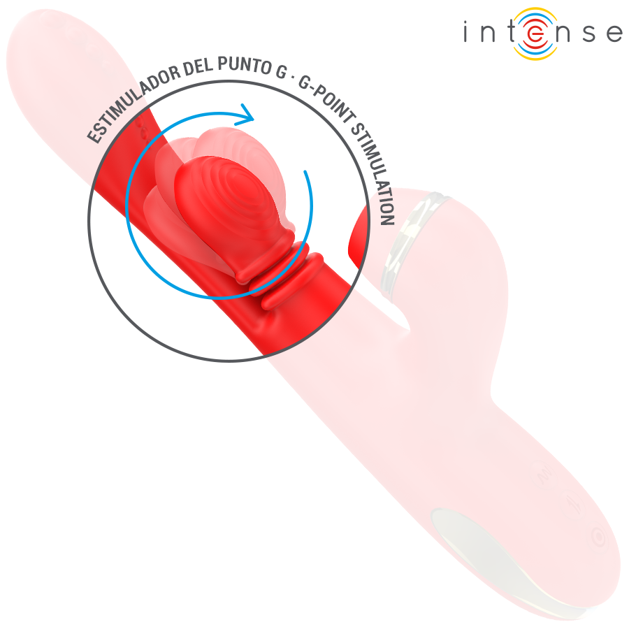 Vibromasseur Multifonction Intense Katy Rouge - Intense