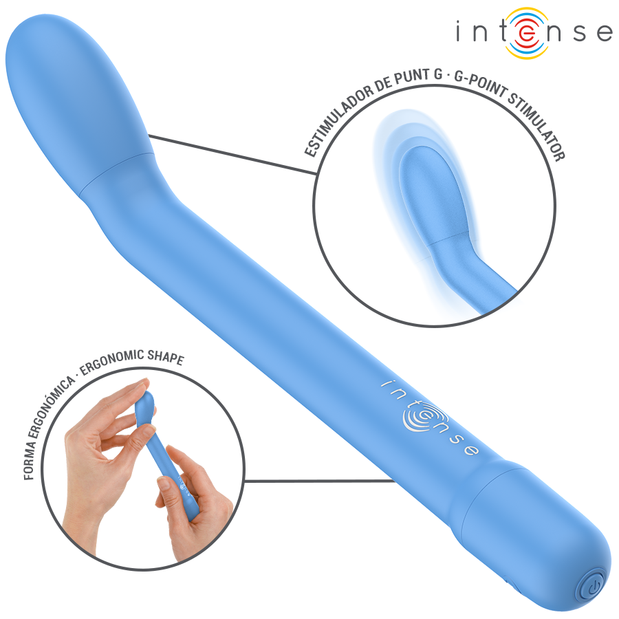 Stimulateur Point G Intense Karlie Bleu - Intense Fun
