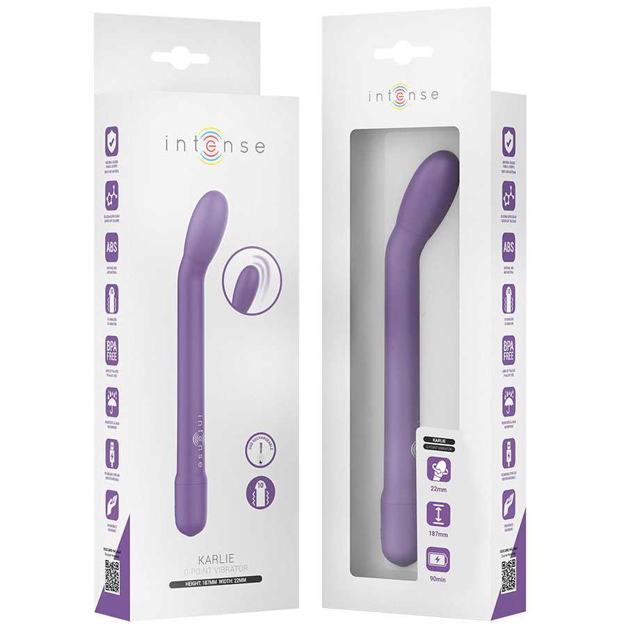 Stimulateur Point G Rechargeable Karlie Violet - Intense Fun