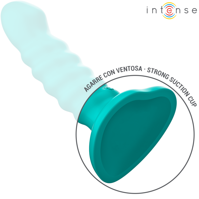 Vibrateur Buffy Design Spirale Bleu Taille S - Intense