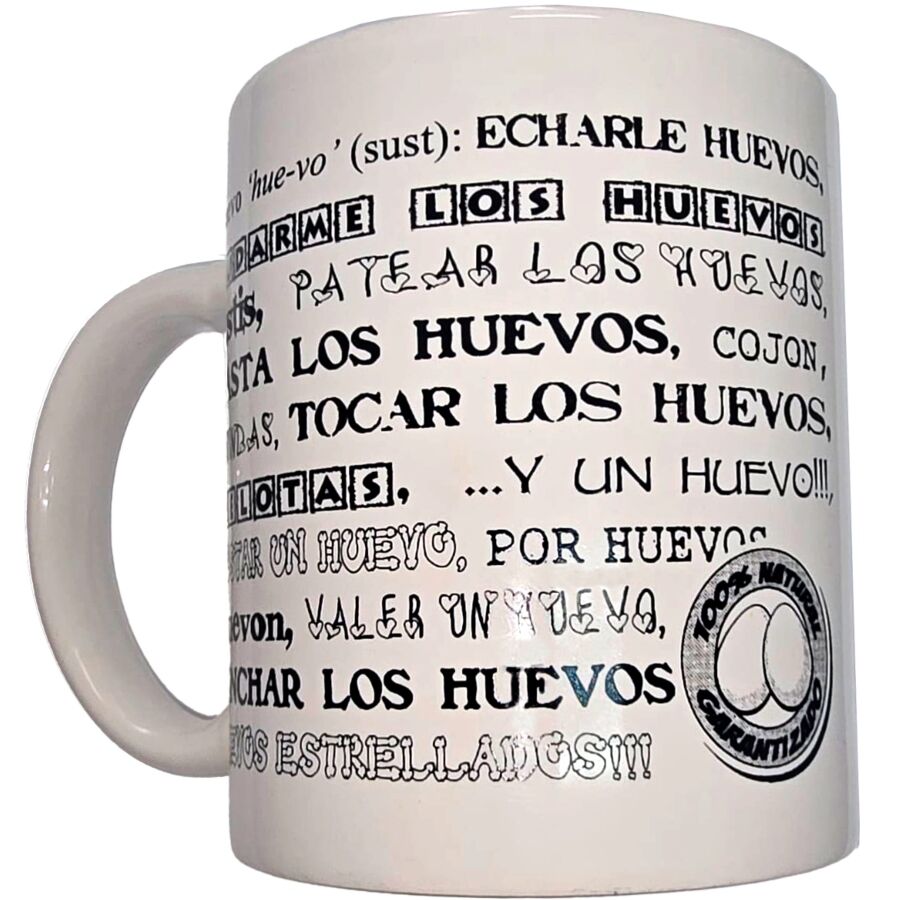 Mug Humoristique Diablo Picante Boules Synonymes 370ml - Diverty