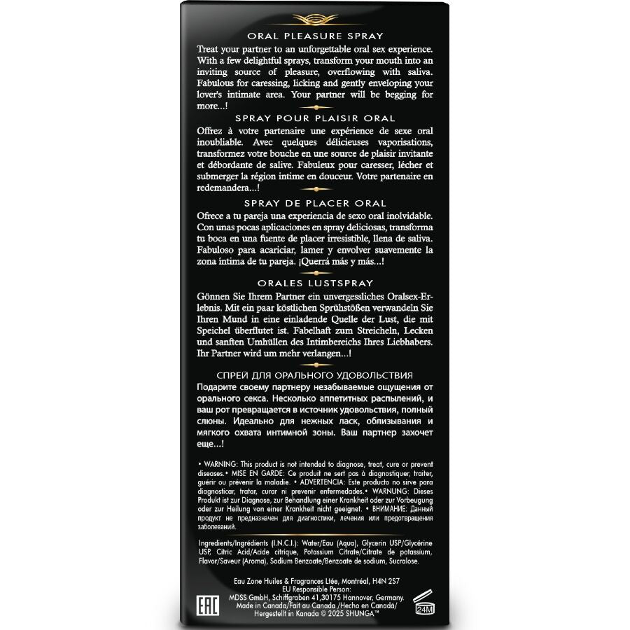 Spray Oral Waves Pleasure Seductive Fraise - Shunga - SHUNGA APHRODISIACS