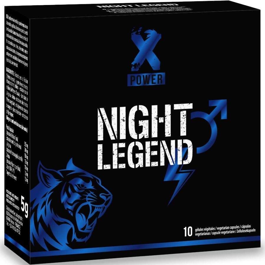 Complément Night Legend Stimulant Érection 10 Capsules - XPower - XPOWER