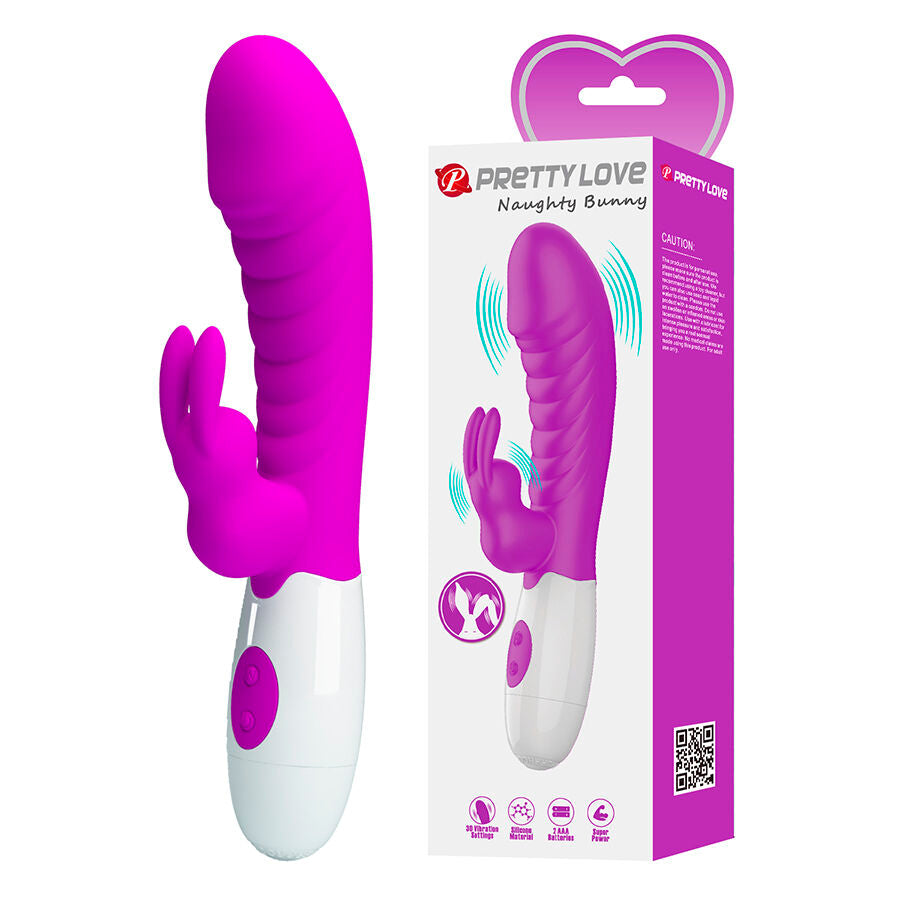 Vibromasseur Rabbit Naughty Violette - Pretty Love