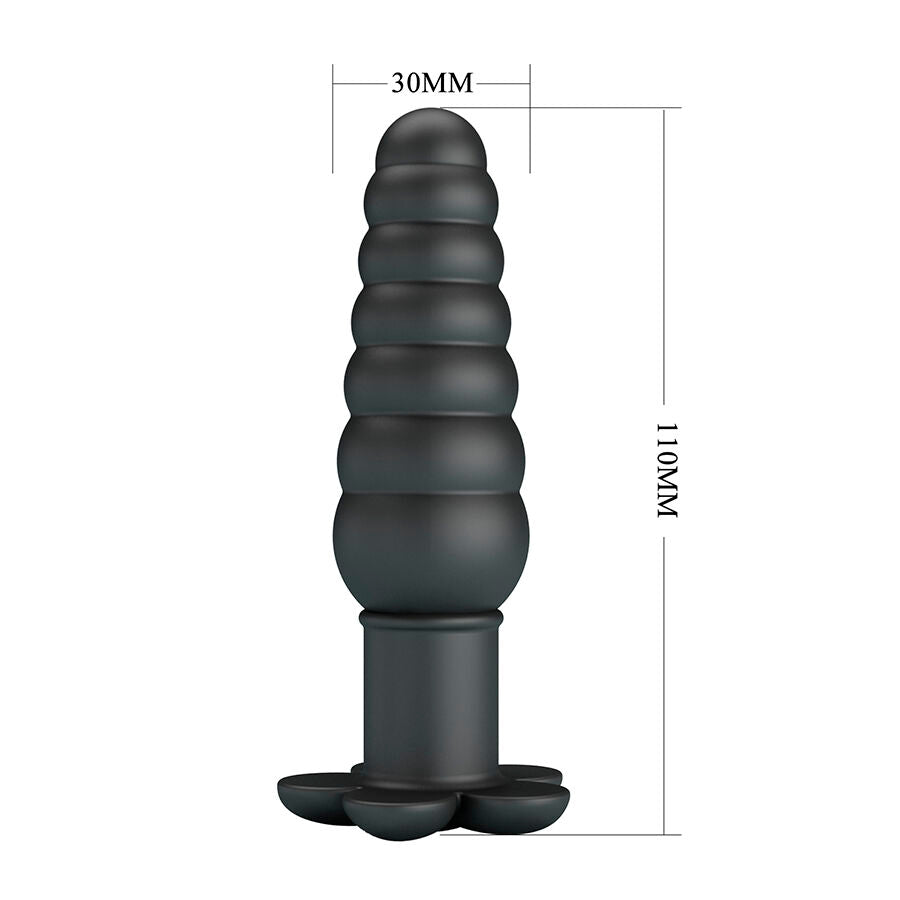 Plug Anal Vibrant Waterproof Imron Noir - Pretty Love