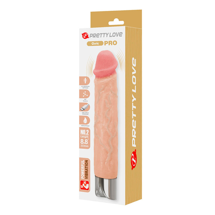 Vibrateur Réaliste Pretty Love Osric Pro Flexible - Pretty Love