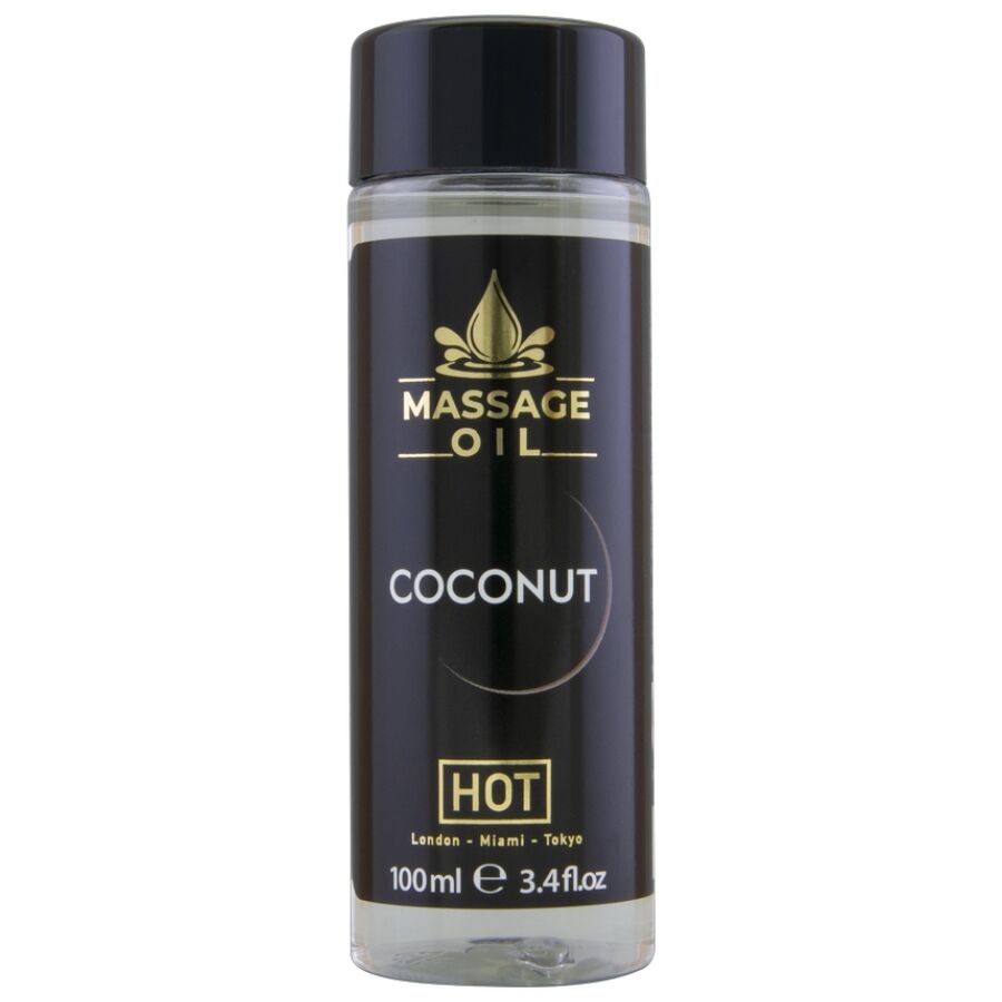 Huile Massage Coco Sensuelle Enrichie Vitamine E - Hot