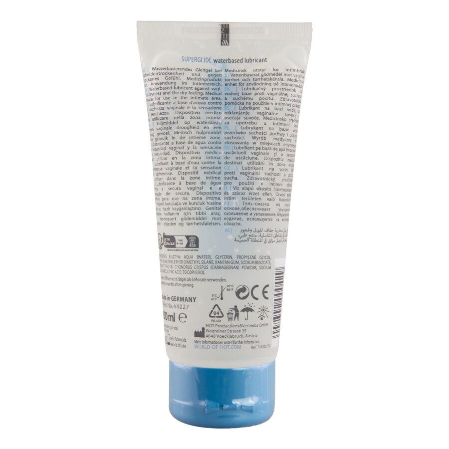 Lubrifiant SuperGlide Liquid Pleasure 100ml - HOT