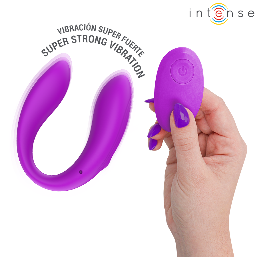 Stimulateur Pince Vibrante Nora Violet - Intense Remote Control
