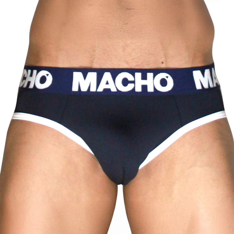 Slip Classique Push-Up Bleu Marine - Macho Underwear