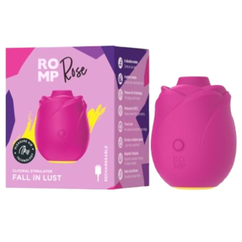Stimulateur Clitoridien Rose Air Pulsé - ROMP