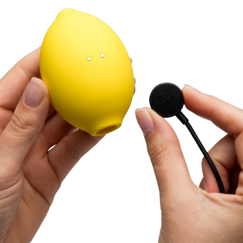 Stimulateur Clitoridien Lemon Crush Pleasure Air Jaune - ROMP