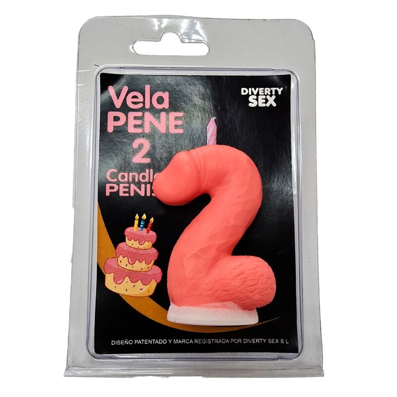 Bougie Pénis Chiffre 0 Rose - Diablo Picante
