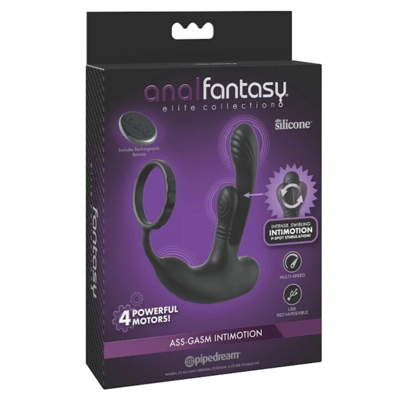 Stimulateur Anal Périnéal Ass-Gasm IntiMotion Rechargeable - Anal Fantasy Elite