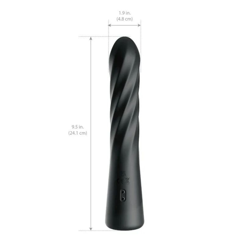 Stimulateur Anal Rotatif Twist Ecstasy Rechargeable - Anal Fantasy Elite