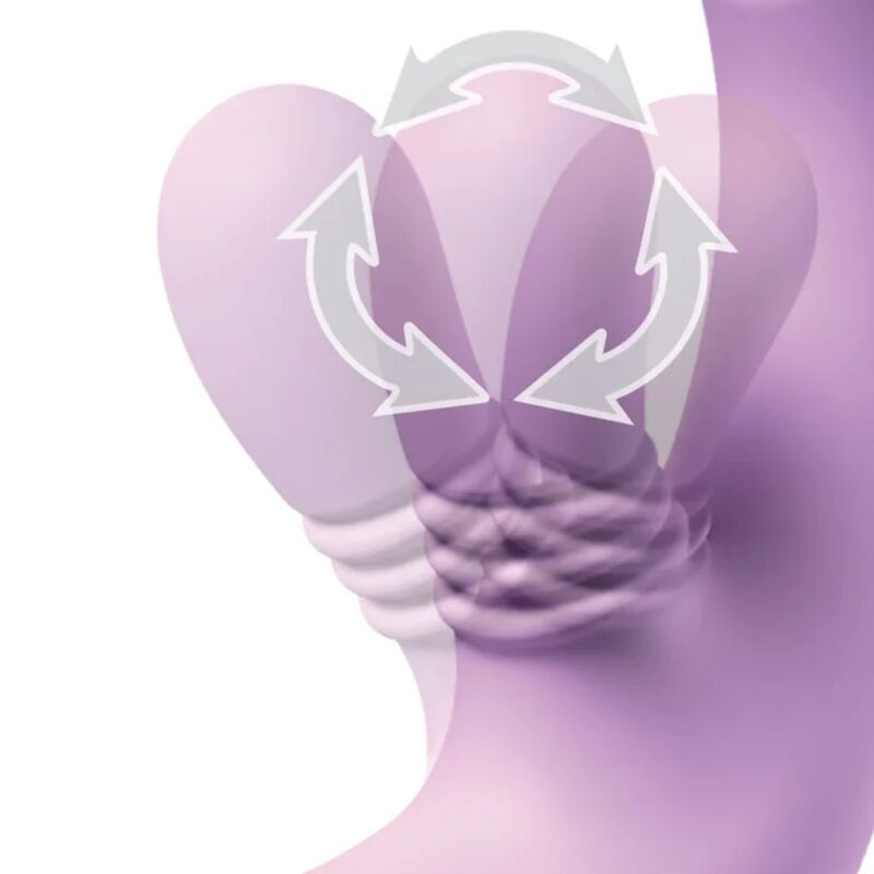 Vibromasseur Lapin Flutter Pro Violet - Fantasy For Her