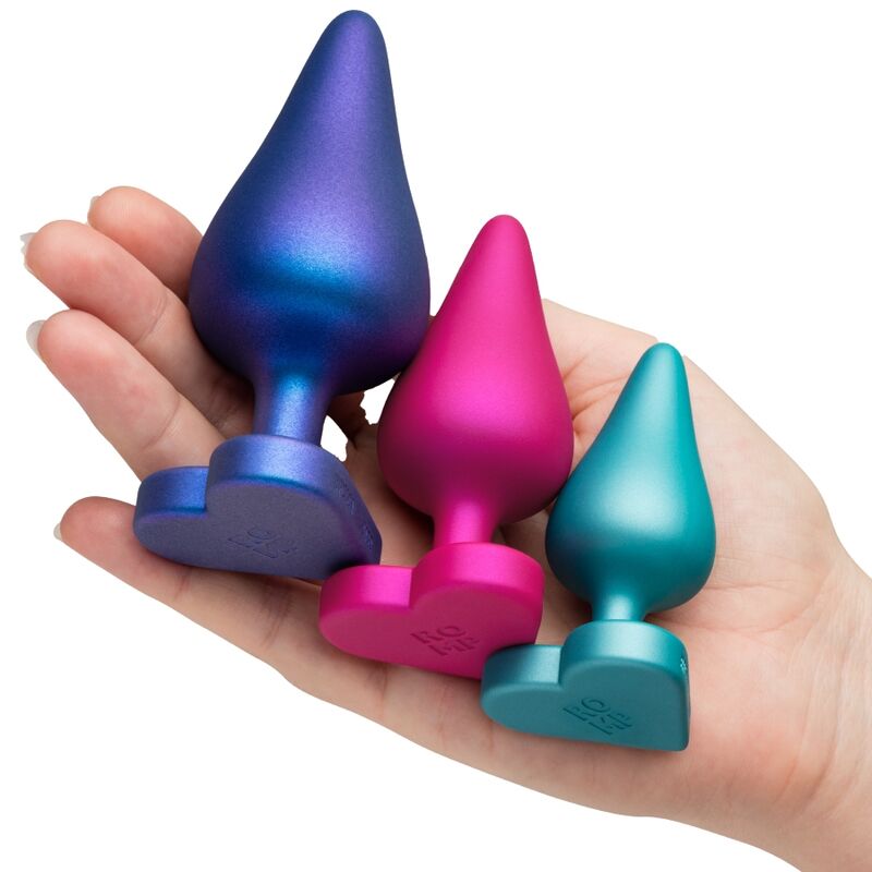 Kit Anal Luster Tailles S/M/L Base Cœur - ROMP