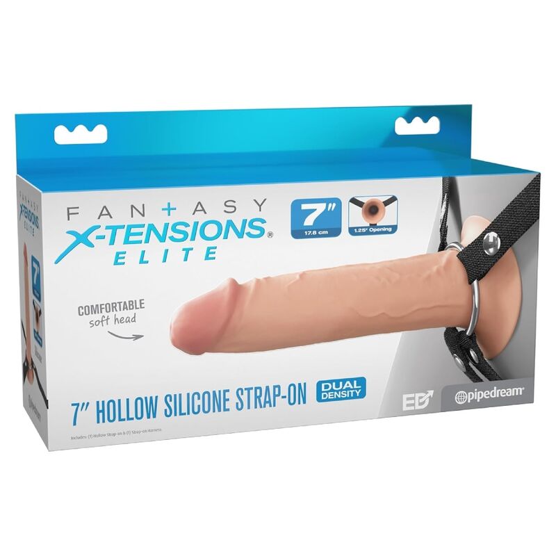 Strap-On Creux Elite 17,8 cm Silicone - Fantasy X-Tensions
