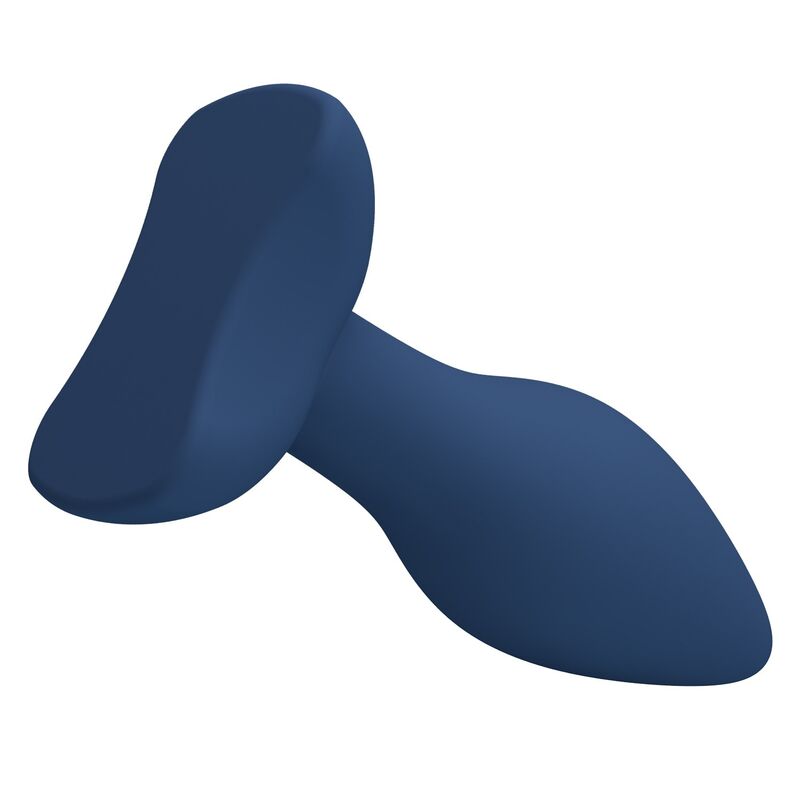 Plug Anal Conique Silicone Bleu Taille L - MR PLAY