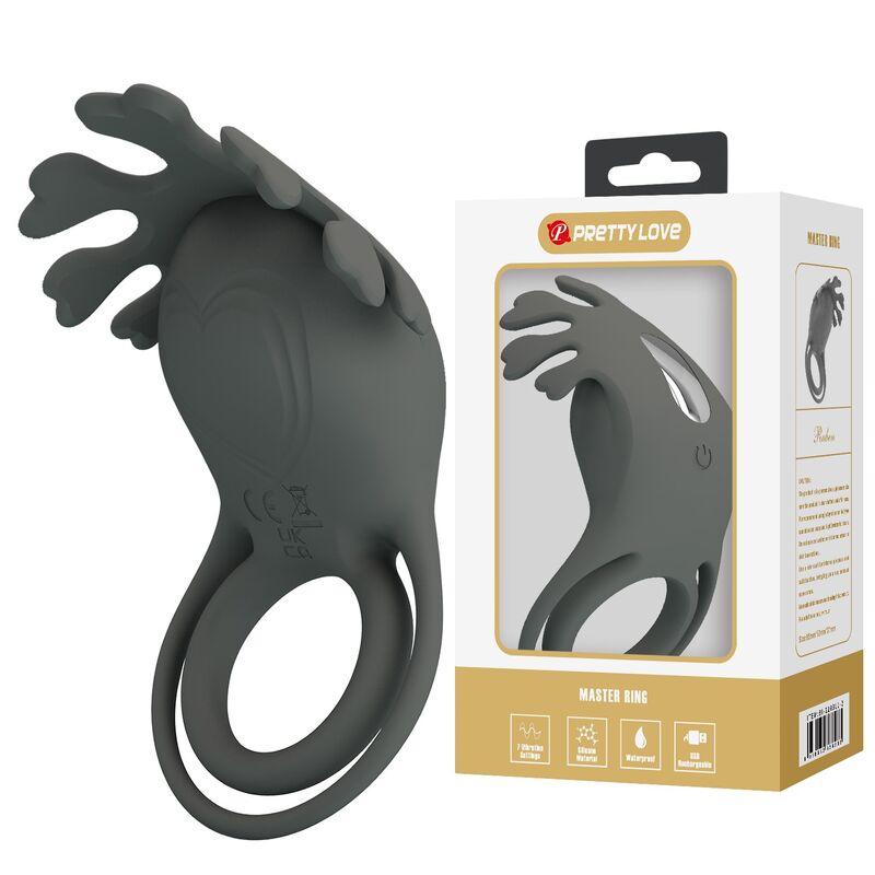 Anneau Vibrant Rechargeable Master Ring Stimulateur - Pretty Love
