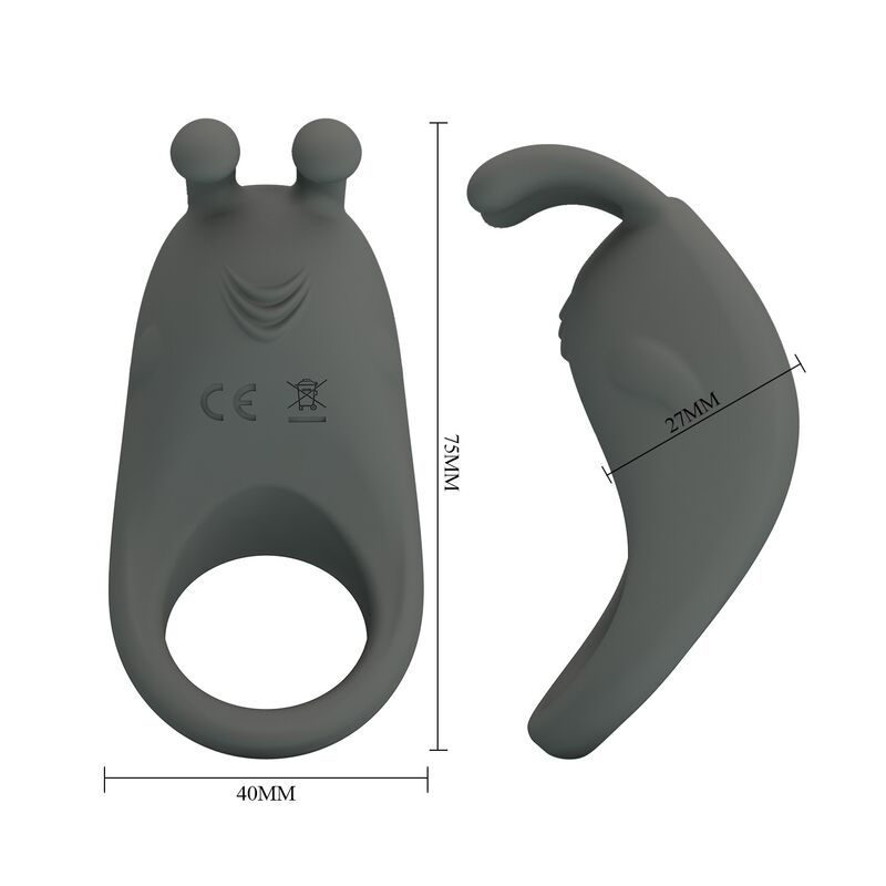 Bague Vibrante Rechargeable Stimulateur Lapin - Pretty Love