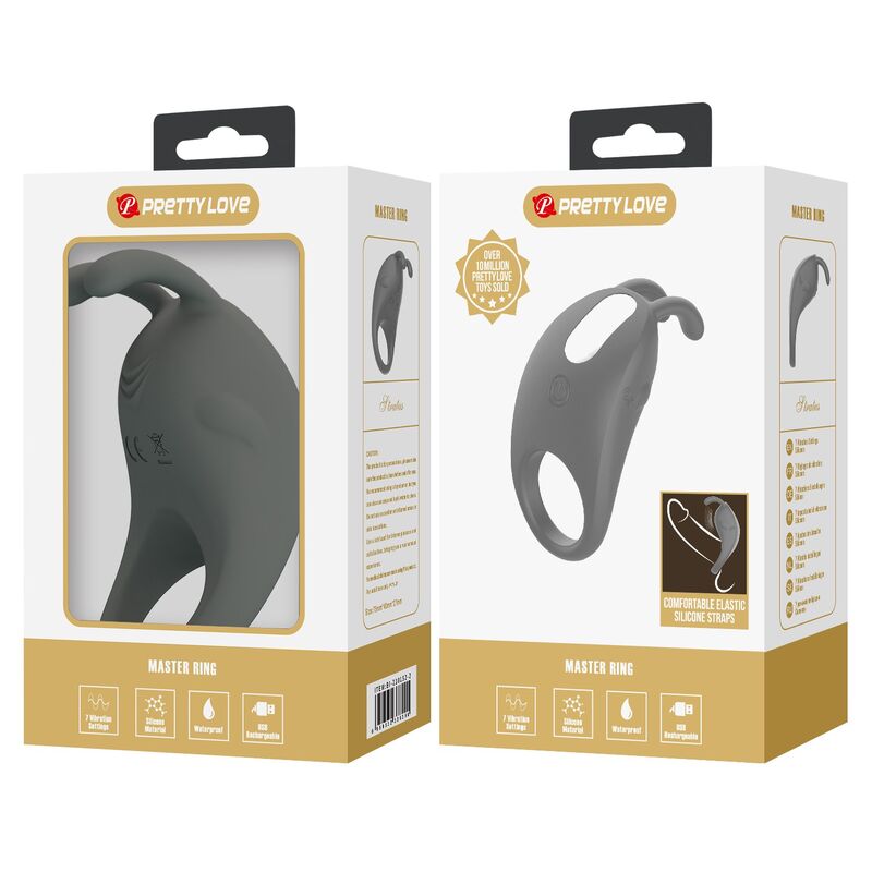 Bague Vibrante Rechargeable Stimulateur Lapin - Pretty Love