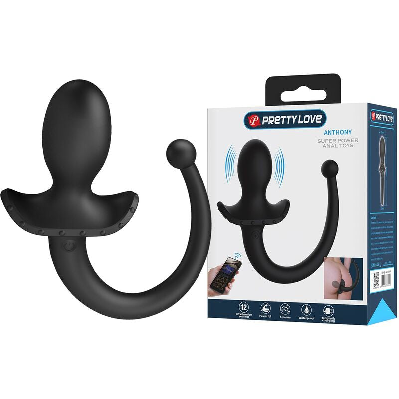 Vibromasseur Anal Périnéum Anthony Noir - Pretty Love