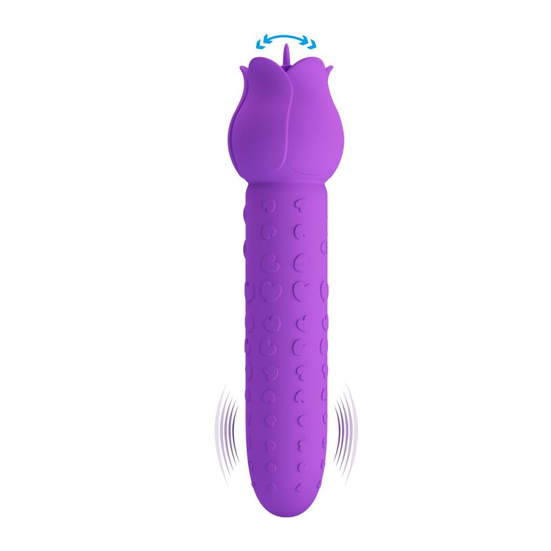 Vibromasseur Stimulateur Oral Clitoridien Dannell Violet - Pretty Love