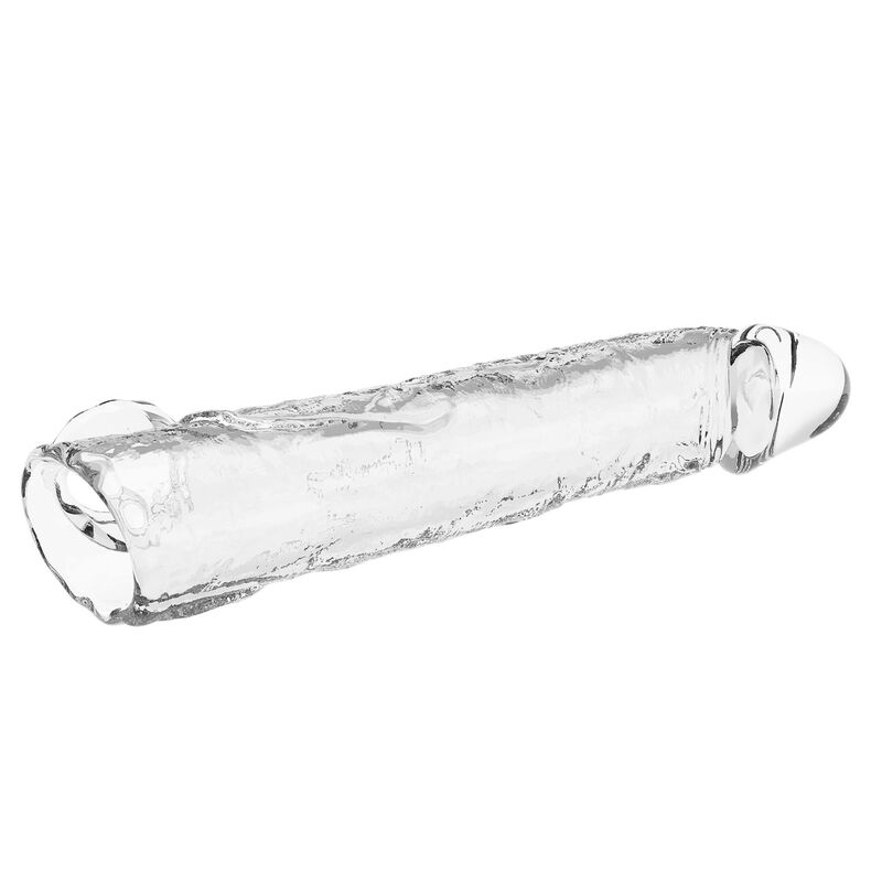 Manchon Extension Pénis Ajustable 26 cm Ø 4 cm Transparent - Pretty Love