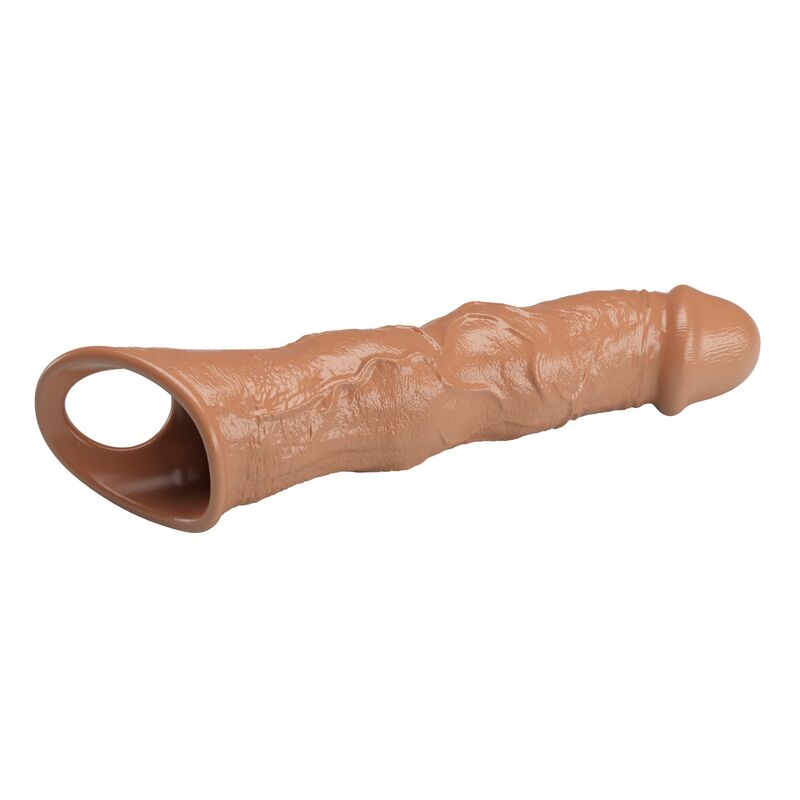 Manchon d'Extension Pénienne Ajustable 28 cm Marron - Pretty Love
