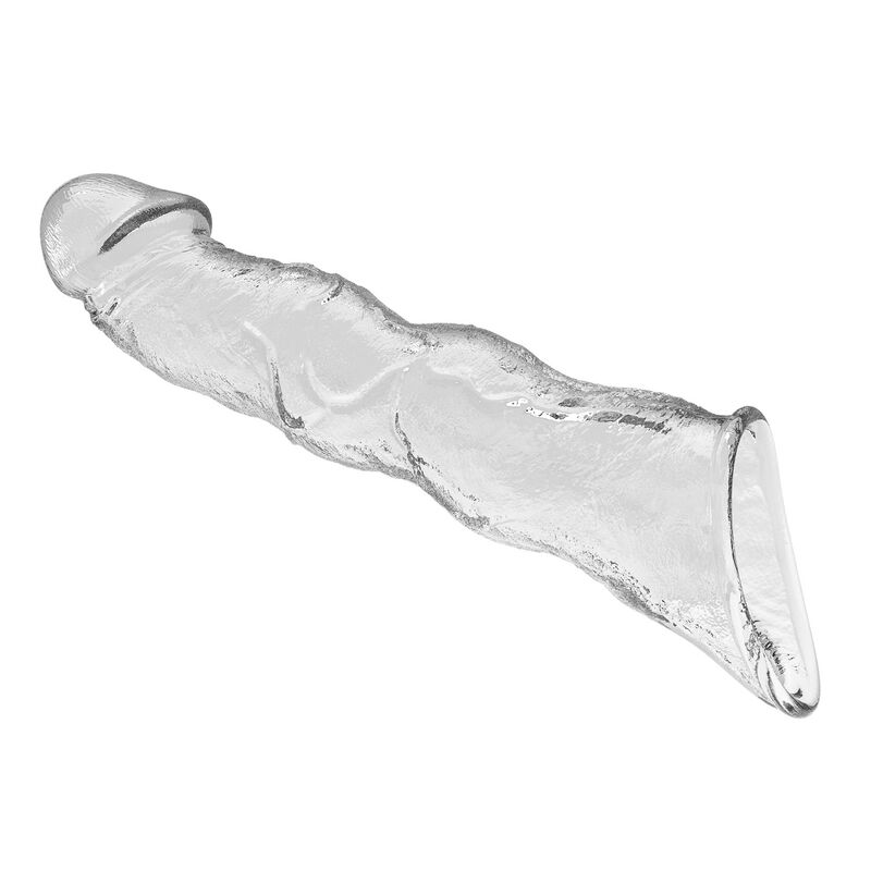 Manchon Extension Pénienne Ajustable 28 cm Transparent - Pretty Love