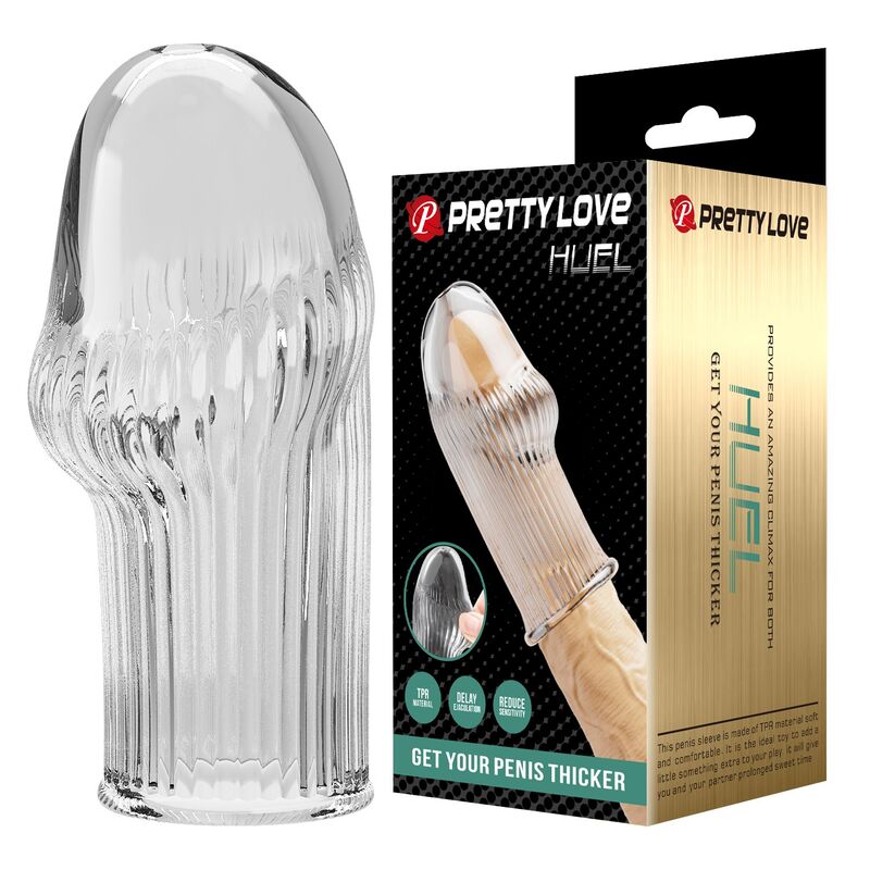 Manchon Pénien Huel Transparent - Pretty Love