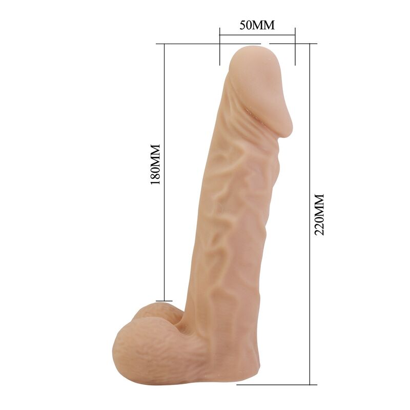 Harnais Jolyon avec Godemichet Flexible 22 cm Ø 4,8 cm - Harness Collection