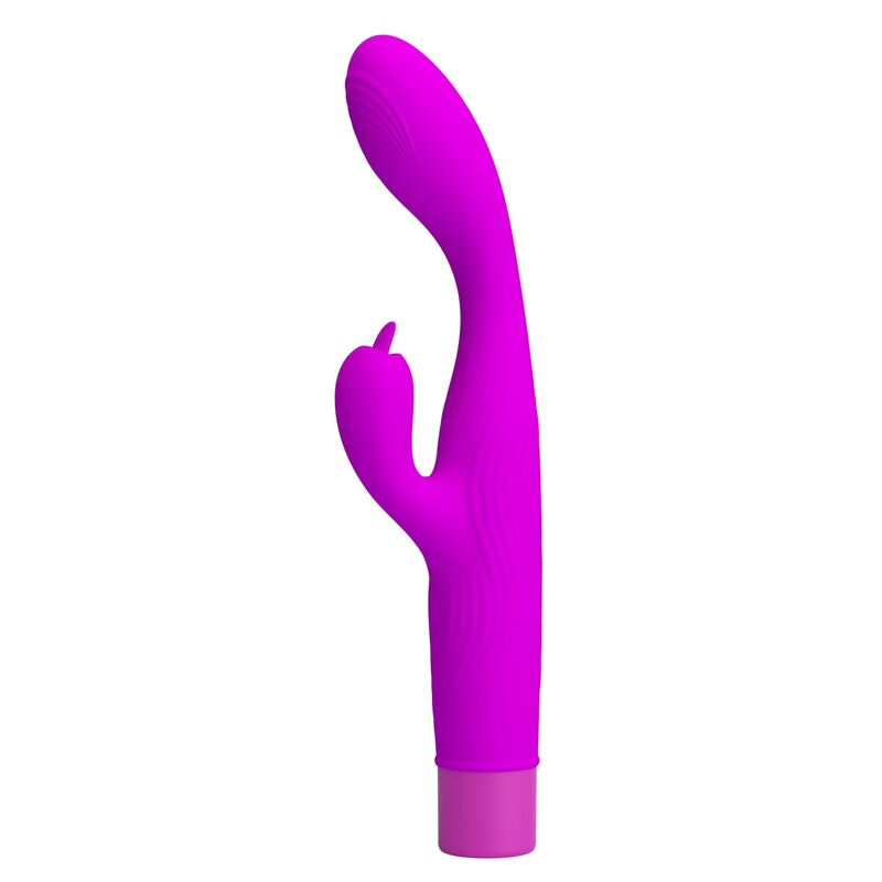 Vibromasseur Double Stimulation Point G Clitoris Violet - Pretty Love