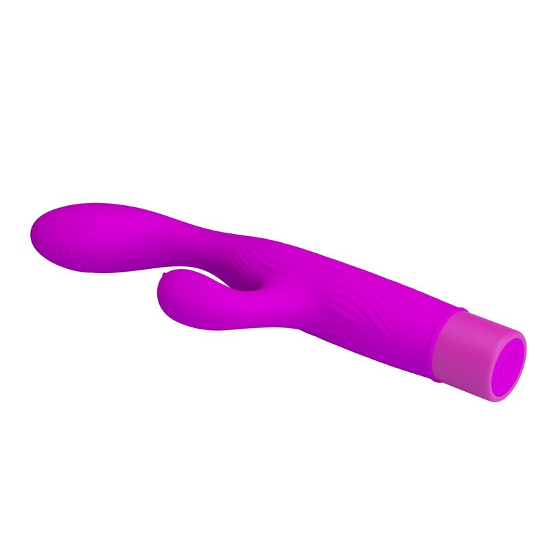 Vibromasseur Double Stimulation Point G Clitoris Violet - Pretty Love