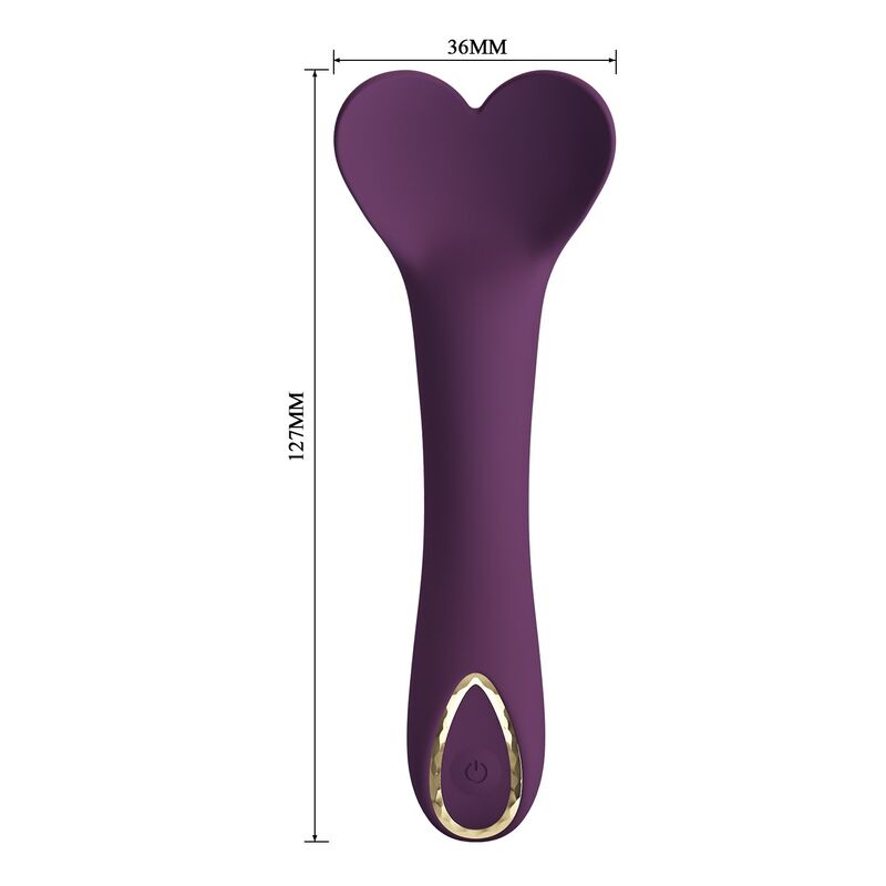 Vibromasseur Rechargeable Kenyell 10 Fonctions Violet - Pretty Love