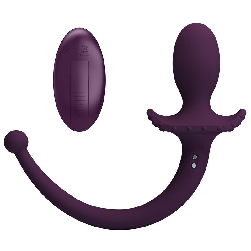 Plug Anal Vibrant Queue Lioea 12 Fonctions Télécommande - Pretty Love