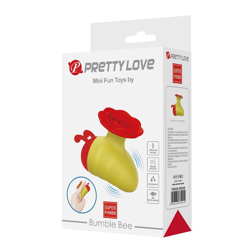 Stimulateur Clitoridien Little Bee 7 Modes Rechargeable - Pretty Love