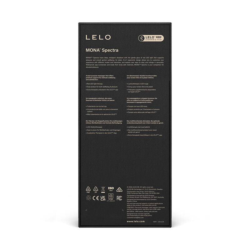 Vibromasseur Mona Spectra Lumière Rouge Rechargeable - LELO