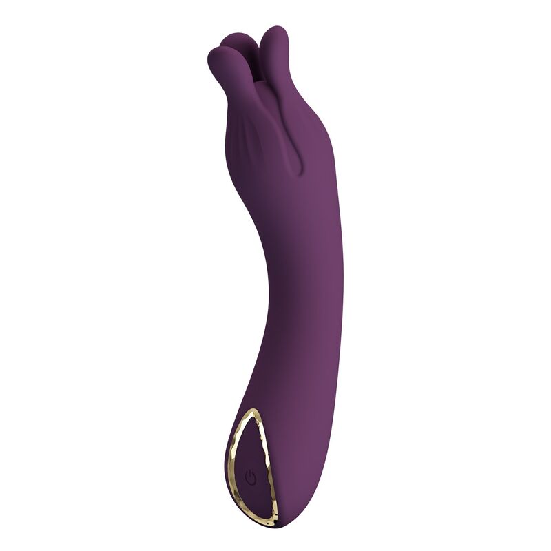 Vibromasseur Rechargeable Lunao 10 Fonctions Violet - Pretty Love